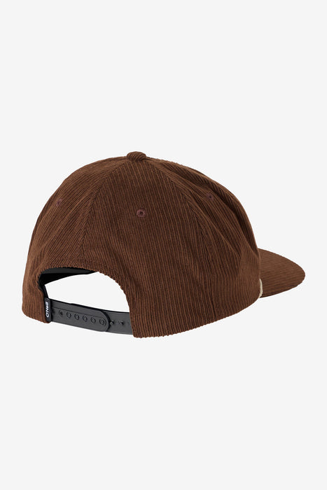 O'Neill OG Cord Snapback Hat-Turkish Coffee