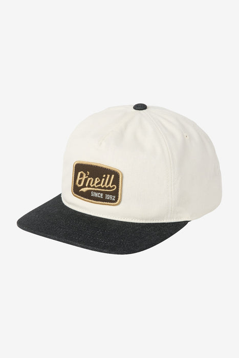 O'Neill Wrangled Snapback Hat-Cream