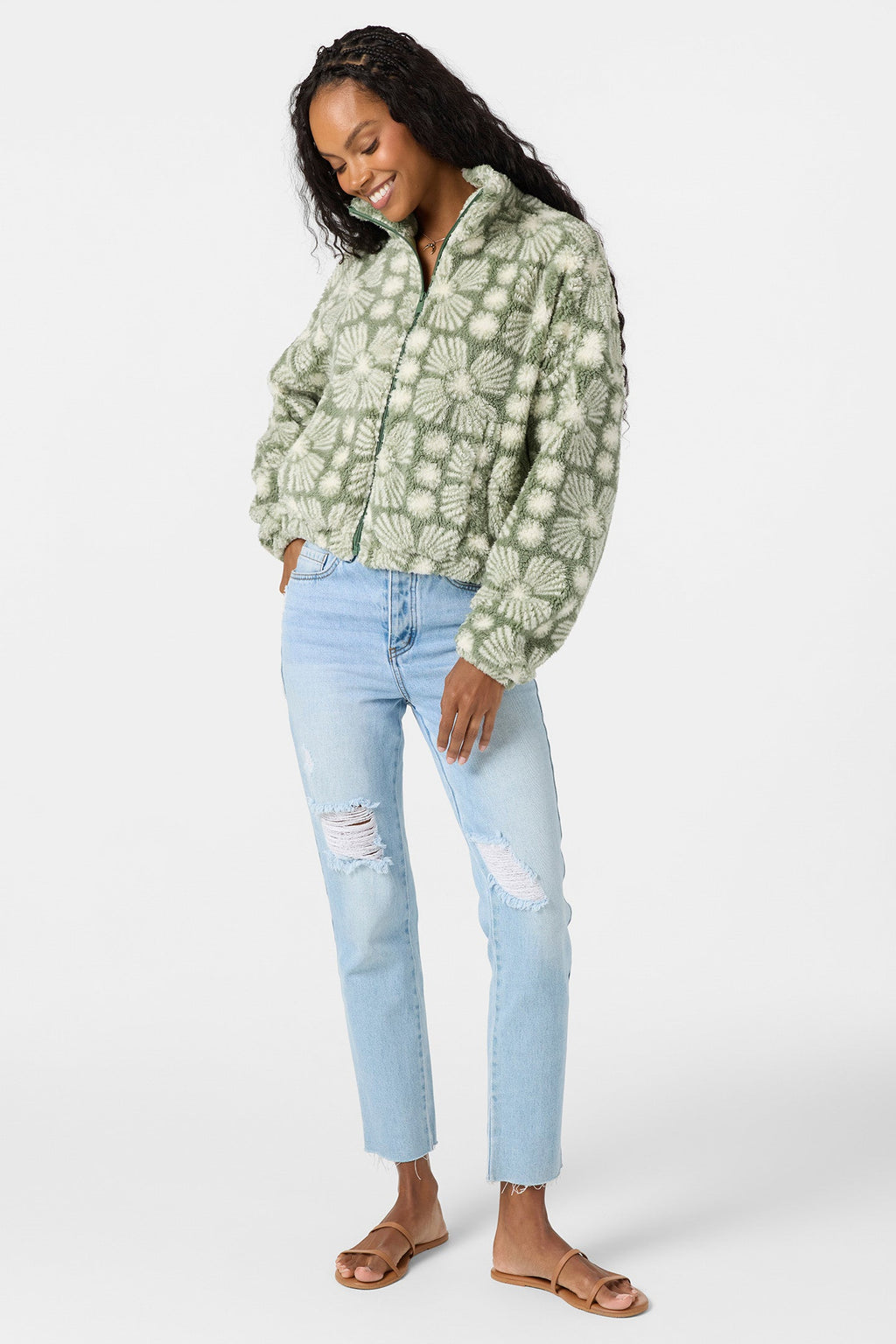 O'Neill Cordin Printed Jacket-Sea Spray