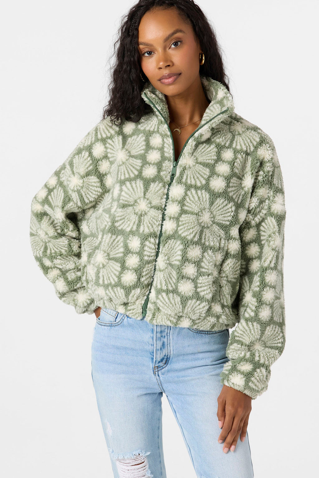 O'Neill Cordin Printed Jacket-Sea Spray