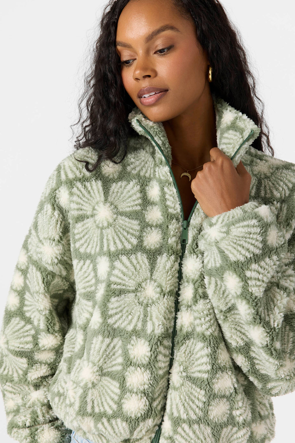 O'Neill Cordin Printed Jacket-Sea Spray