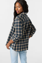 O'Neill Logan Flannel L/S Shirt-Slate