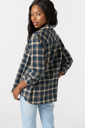 O'Neill Logan Flannel L/S Shirt-Slate