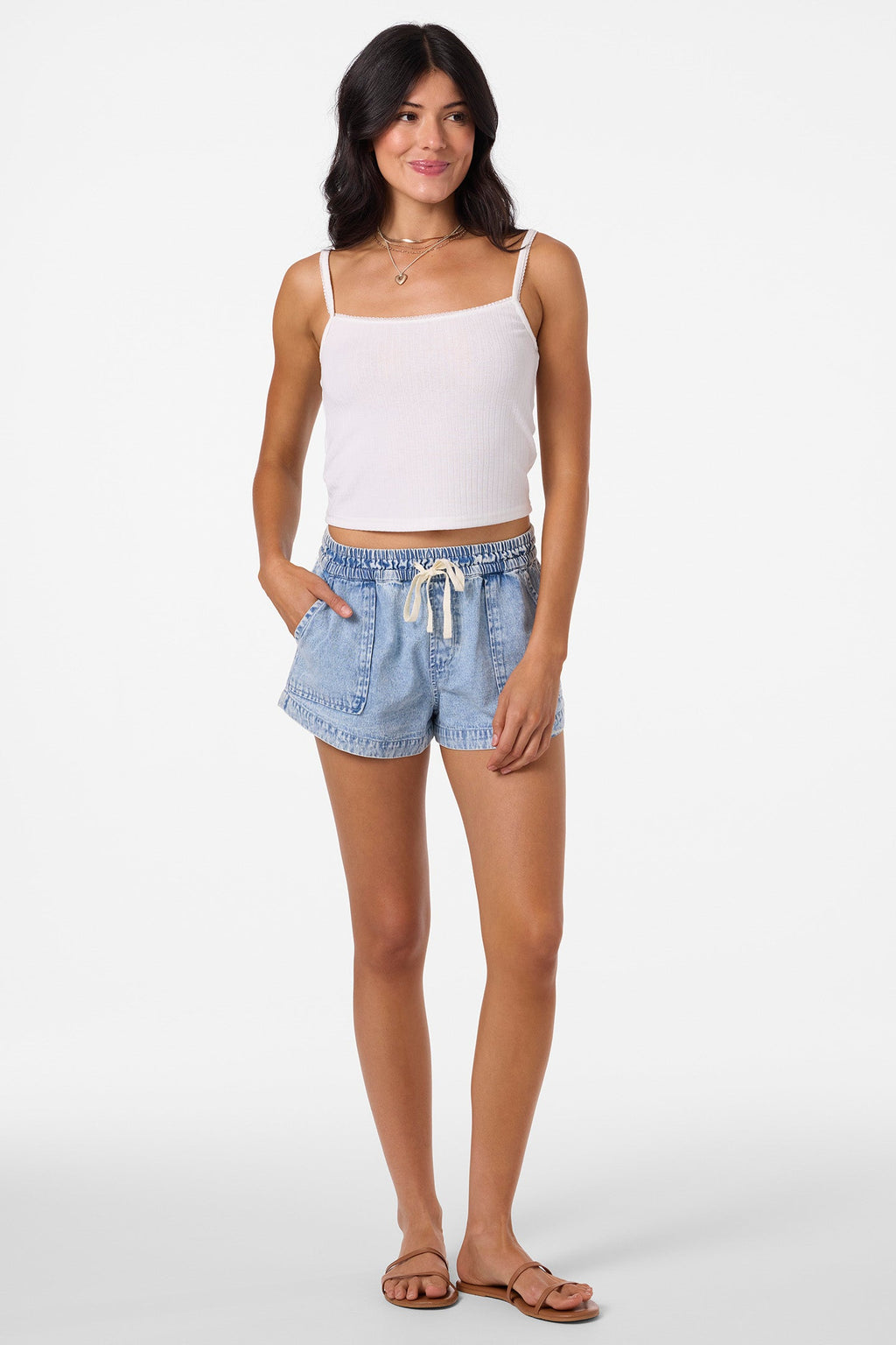 O'Neill Sevie Denim Shorts-Drifter