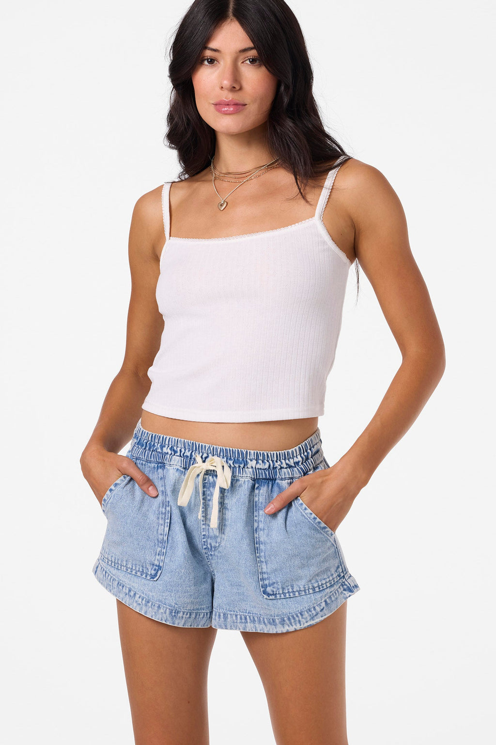 O'Neill Sevie Denim Shorts-Drifter