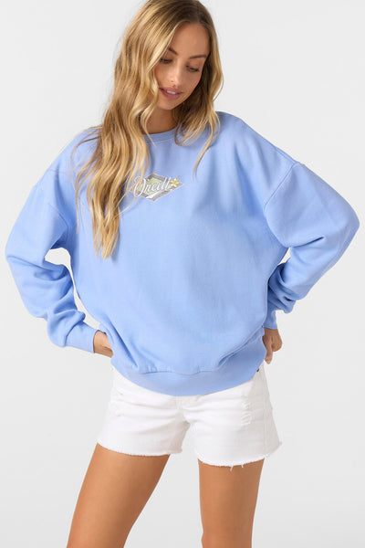 HeRIN.CYE 水色 クルーネックスウェット HeRIN.CYE - HeRIN.CYE 水色 クルーネックスウェットの通販 by R's