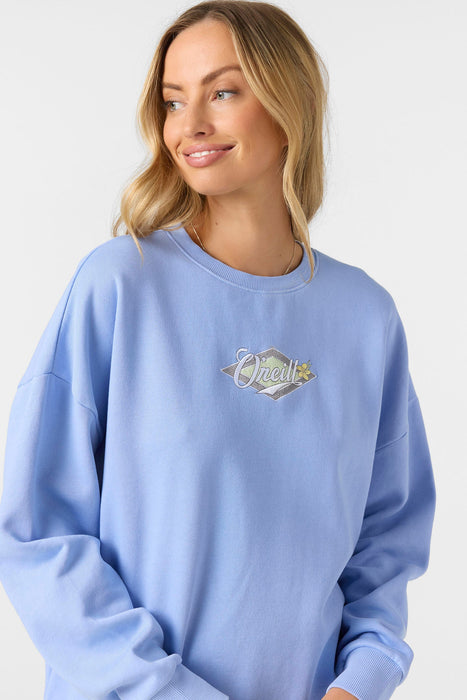 O'Neill Solis Crew Sweatshirt-Hydrangea