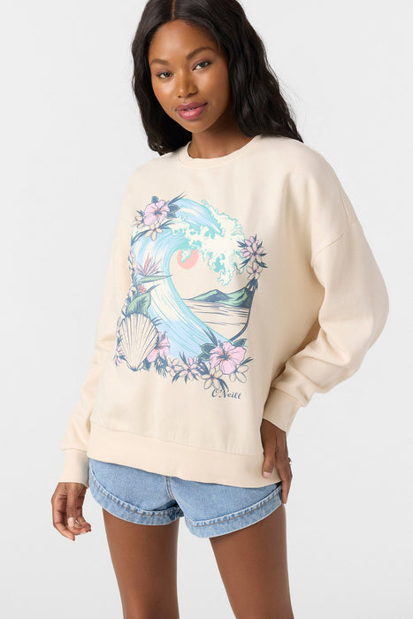 O'Neill Solis Crew Sweatshirt-Tapioca