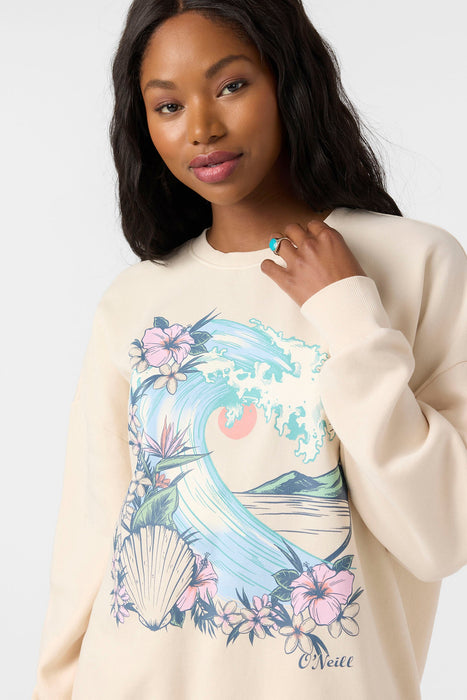 O'Neill Solis Crew Sweatshirt-Tapioca
