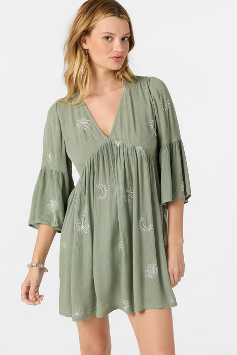 O'Neill Pennie Dress-Sea Spray
