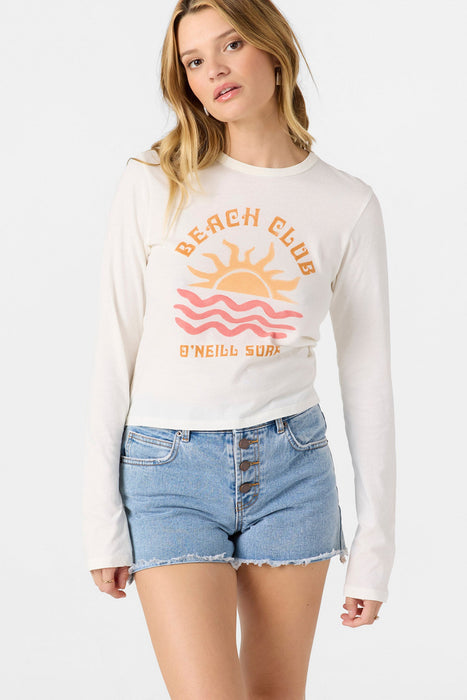 O'Neill Shoreline L/S Tee-Winter White