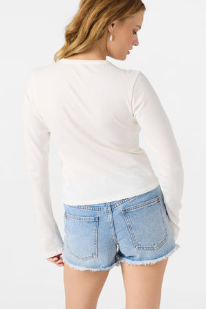 O'Neill Shoreline L/S Tee-Winter White
