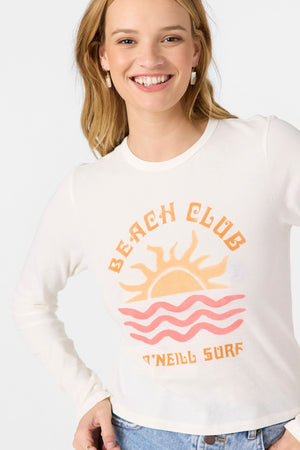 O'Neill Shoreline L/S Tee-Winter White