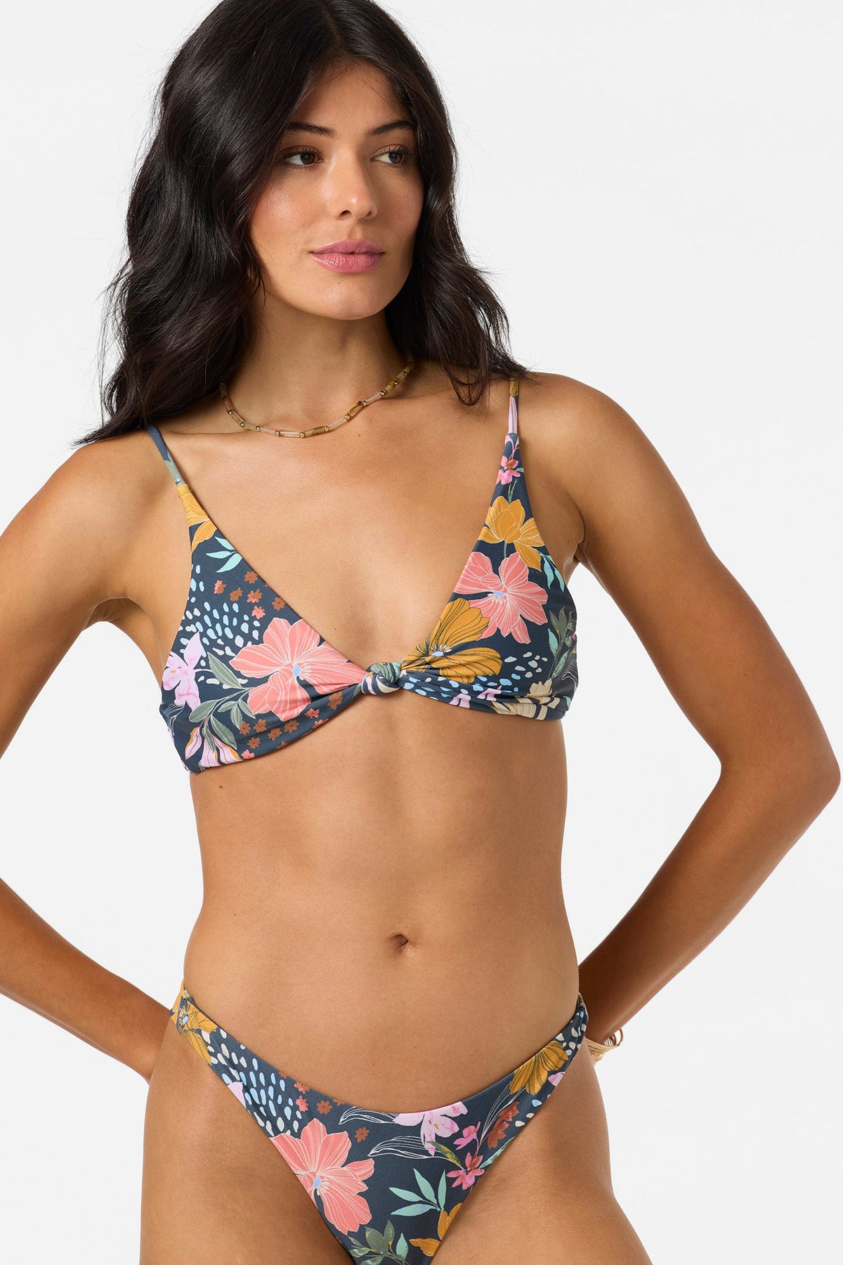 O'Neill Mila Floral Pismo Top-Slate