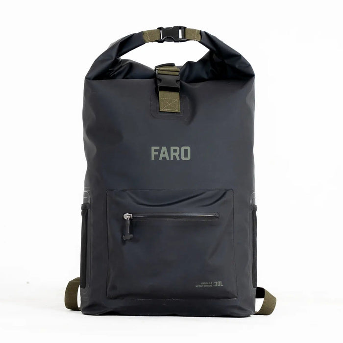 FARO Wetsuit 30L Dry Backpack-Black/Olive