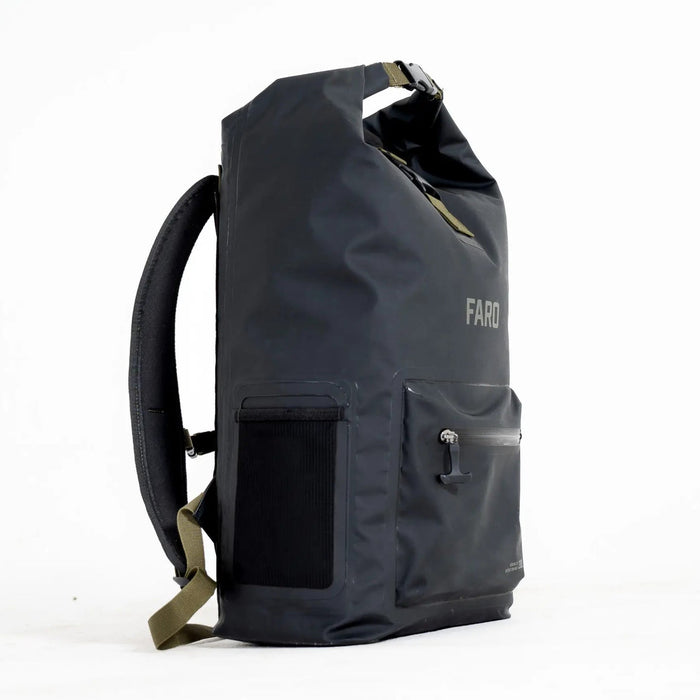FARO Wetsuit 30L Dry Backpack-Black/Olive