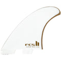 FCS II Album PG Twin + Trailer Fin Set-White/Gold-S-M
