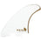 FCS II Album PG Twin + Trailer Fin Set-White/Gold-S-M