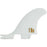 FCS II Album PG Twin + Trailer Fin Set-White/Gold-S-M