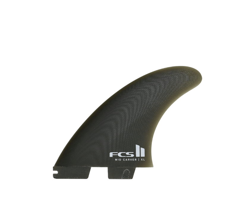 FCS II Mid Carver PG Tri Fin Set-Kelp-X-Large