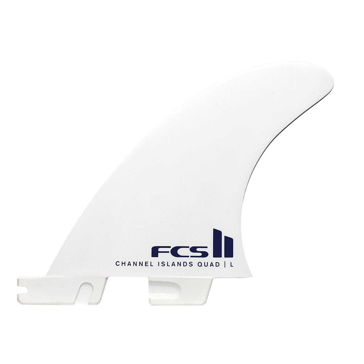FCS II Channel Islands Solution PC Quad Rear Fin Set-Blue-Large