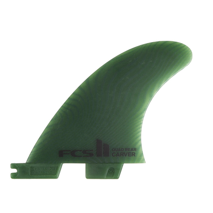 FCS II Carver Neo Glass Quad Rear Fin Set-Sage-Medium