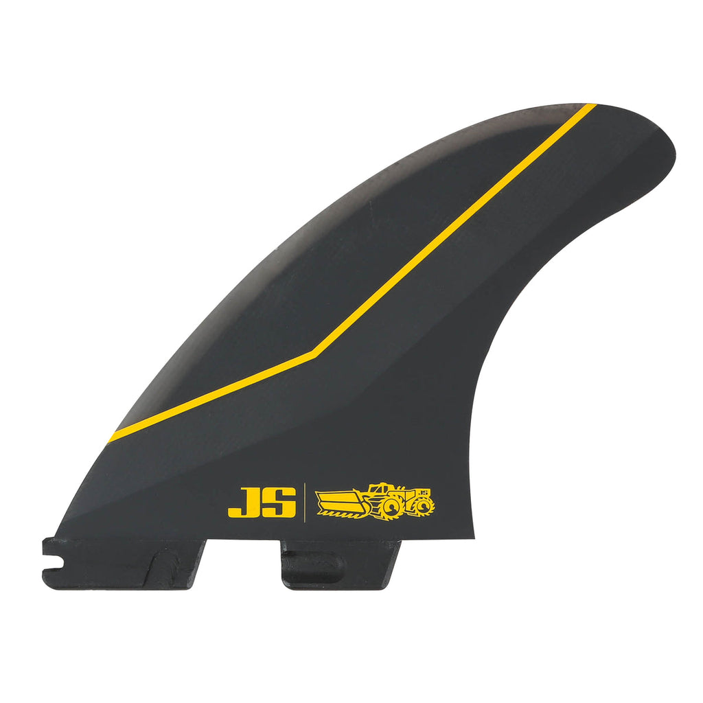 FCS II JS PC Tri Fin Set-Black-Medium