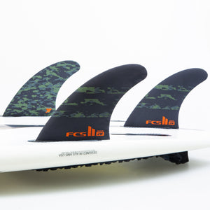 FCS II Julian Wilson PC Tri Fin Set-Army Camo-Grom— Alternate View