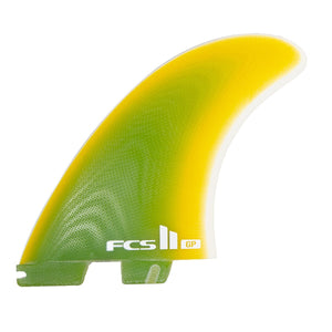 FCS II Town & Country PG Twin + Stabiliser Fin-Yellow Fade-X-Large