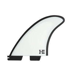 FCS II Harley Mid PC Tri Fin Set-White-Large— Alternate View