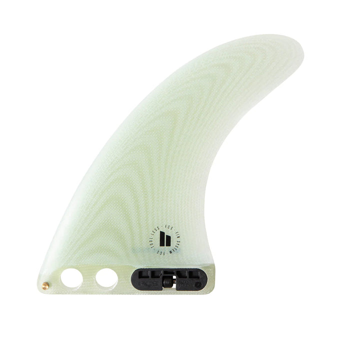 FCS II Mid PG Single Fin-Clear-6.5"