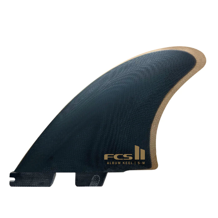 FCS II Album Keel PG Twin Fin Set-Black-S/M