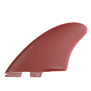 FCS II Christenson Keel PG Twin Fin Set-Blood Red-M-L