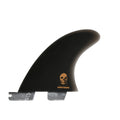 FCS II Christenson PG Quad Rear Fin Set-Black-Large