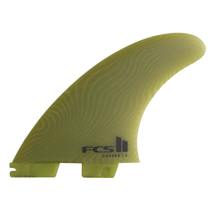 FCS II Carver Neo Glass Tri Fin Set Eucalyptus Large
