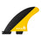 FCS II MF PC Tri Fin Set-Black/Mango