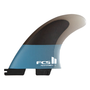 FCS II Performer PC Quad Fin Set-Trainquil Blue