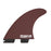 FCS Pyzel PC Tri Fin Set-Black/Shiraz-Large