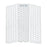 FCS FCS T-3 Mid Eco Traction Pad-White/Cool Grey