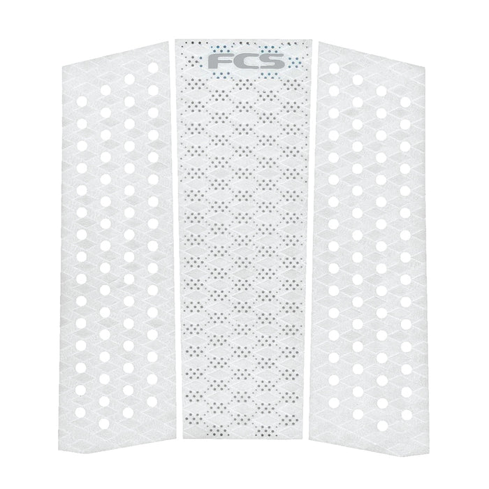 FCS FCS T-3 Mid Eco Traction Pad-White/Cool Grey