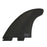 FCS II Mick Fanning PC Twin Fin Set-Black-X-Large