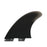 FCS II Performer PG 2+1 Fin Set-Black-S-M