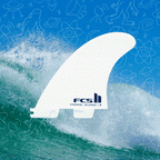 FCS II Channel Islands Solution PC Tri Fin Set-Blue-Large
