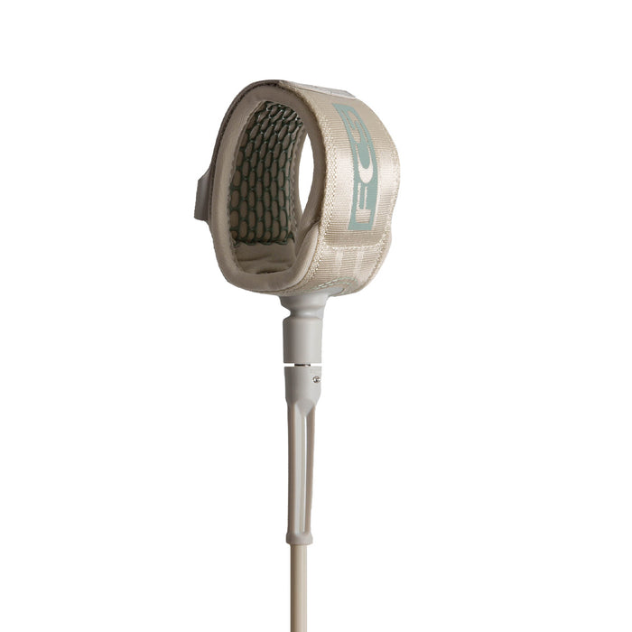 FCS All Round Essential Leash-Warm Grey/Iceberg Green-6' x 7mm