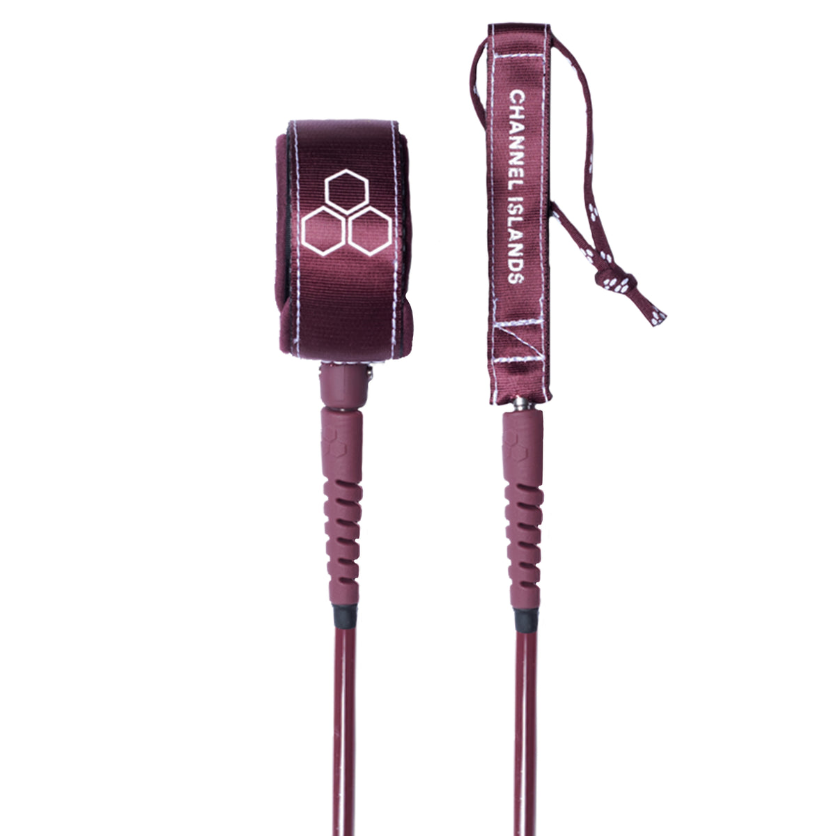 Channel Islands M Febs Comp Leash-Merlot Ocean-6' x 3/16"