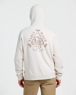 Free Fly Early Riser Fleece Hooded Sweatshirt-Birch