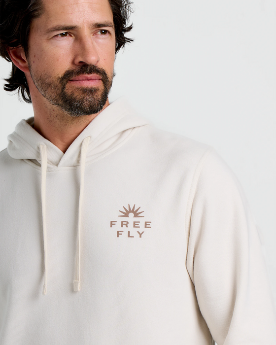 Free Fly Early Riser Fleece Hooded Sweatshirt-Birch