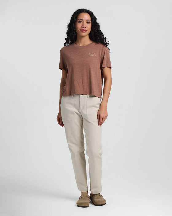 Free Fly Sunburst Tee-Heather Nutmeg