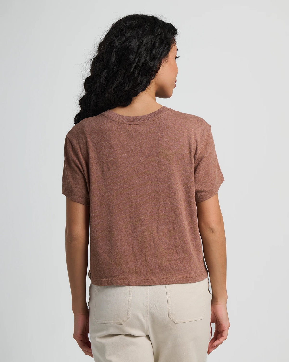 Free Fly Sunburst Tee-Heather Nutmeg