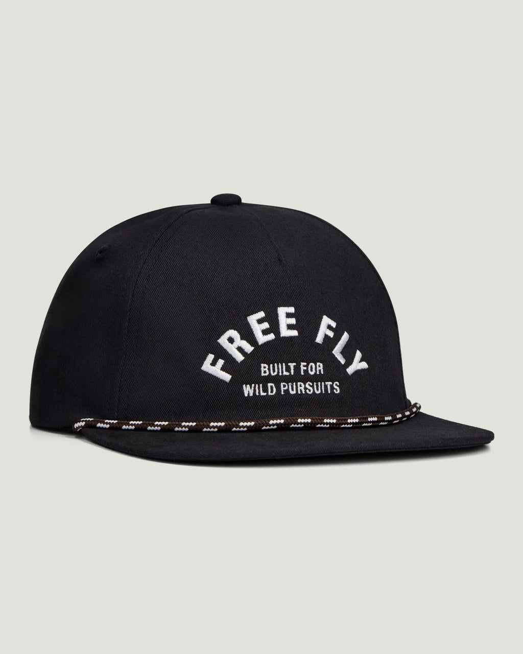 Free Fly Gear & Goods Flat Brim Hat-Black